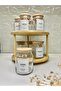 10-Piece Set of 300ml Glass Spice Jars with Wooden Lids and Vacuum Rotating Stand (Spoons Included) - 2