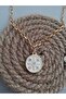 Zircon Stone White Enameled Polar Star Necklace