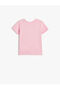 T-Shirt Short Sleeve Crew Neck Bird Printed Cotton - 2