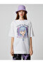 Anime T-Shirt Oversize Short Sleeve Crew Neck Relaxed Cut - 3