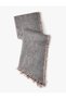 Basic Scarf with Soft Textured Tassels