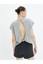Yoga T-Shirt with Window Detail on the Back, Modal Fabric, Soft Hand Texture - 4