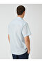 Summer Shirt Short Sleeve Pocket Detailed Classic Collar - 4