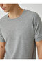 Basic T-Shirt Crew Neck Sleeve Detailed - 5