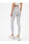 High Waist Sports Leggings with Stitching Detail - 4