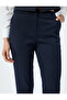 Slim Fit Pocketed Cigarette Fabric Trousers - 5
