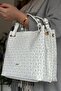 Large Size 4 Compartments Women's Shoulder Bag Suitable for Daily Use 4067 0409 - 5