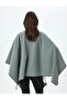 Classic Long Oversize Poncho - 4