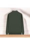 Interview Wraps Polo Neck Extrafine Wool Khaki Knitwear Sweater - 3
