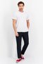 Men Regular Fit Solid Sweatpants, Navy - 3