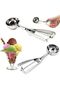 Stainless Steel Cookie Halva Ice Cream Serving Presentation Spoon
