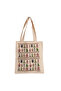 Strap Cream Color Tote Cloth Bag,