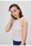 Women's Zero Sleeve Gray Lilac Blouse - 6