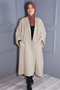 Stamped Pocket Hat Poncho Stone Color - 3
