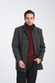 Men's Cashmere Thick Coat Overcoat Standard Fit with Rib Collar - 4