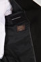 Grande Men's Black Cashmere Fabric Mono Collar Slim Fit Sports Blazer Jacket - 7
