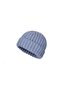 Unisex Sarrow Beret Fo 2569 Blue Premium - Flexible Ribbed Knitted, Folded Winter Hat (Made in Turkey)