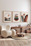 3 Piece 3D Poster Painting Set with Real Wood Frame - Ersy3Set9