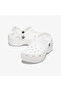 Classic Platform Clog Women's White Slippers - 2
