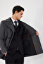 Men's Cashmere Coat 6047-05 Anthracite - 5