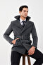 Men's Cashmere Coat 6047-05 Anthracite - 2