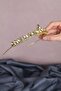 Gold Color Thin Shuttle Stone Bridal Henna Crown - 3