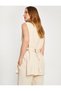Single Button Belted Vest - 4