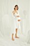 Women'S, Ecru, 94% Viscose, 6% Elastane Maternity, Postpartum Dressing Gown Nightgown Tk,Tl - 3