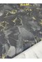 Black Marble Pattern Dress Shirt Tivil Satin Fabric Our Product Is Sold in Pieces 1 Piece 1 Meter - 4