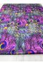Peacock Feather Pattern Dress Shirt Cover Tivil Satin Fabric Our Product Is Sold in Pieces 1 Piece 1 Meter - 3