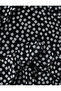 Ruffle Polka Dot Dress Chiffon Mini Slim Strap V Neck Lined - 6