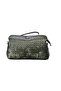 Multi-Compartment Portfolio and Crossbody Bag Knitted Khaki