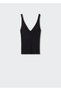 V-neck knit blouse - 3