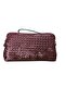 Multi-Compartment Portfolio and Crossbody Bag Knitted Bordo - 3