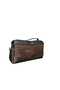 Multi-Compartment Portfolio and Crossbody Bag Knitted Brown