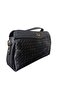 Multi-Compartment Portfolio and Crossbody Bag Knitted Black - 5