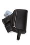 Adelina Men's Handbag Travel Cosmetic Portfolio Black Bag - 3