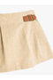 Mini Skirt Pleated Belt Detailed Elastic Waist - 3