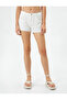 Şahika Ercümen Mini Denim Shorts - Normal Waist - 3