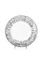 Turkish flat round glass plate 30 cm - 2