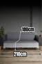 Quality Cotton Fringed Sofa and Sofa Bed Cover - 180X210 cm - 2