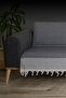 Quality Cotton Fringed Sofa and Sofa Bed Cover - 180X210 cm - 3