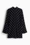 Tie-detail open-back dress