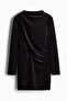 Shoulder-pad mini dress