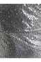 Sequined Long Evening Dress with Thin Straps - 6