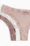 5-pack microfibre and lace Brazilian briefs - 3