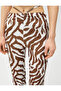 Spanish Leg Trousers High Waist Piping Detail - 5
