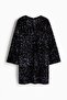 Sequined A-line dress