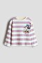 Motif-detail cotton top