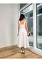 THICK STRAP SQUARE YEKA DETAIL JESICA DRESS - 3